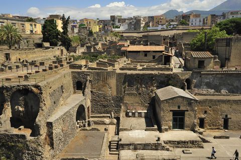 Panorama der Ausgrabungen von Herculaneum (© Gino Cianci - Fototeca ENIT)
