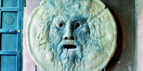 Der Mund der Wahrheit in Rom: Wer lügt, wird gebissen